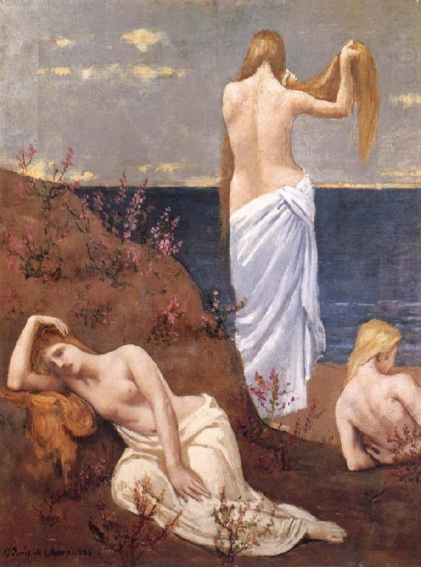 Pierre Puvis de Chavannes Young Girls by the Sea china oil painting image